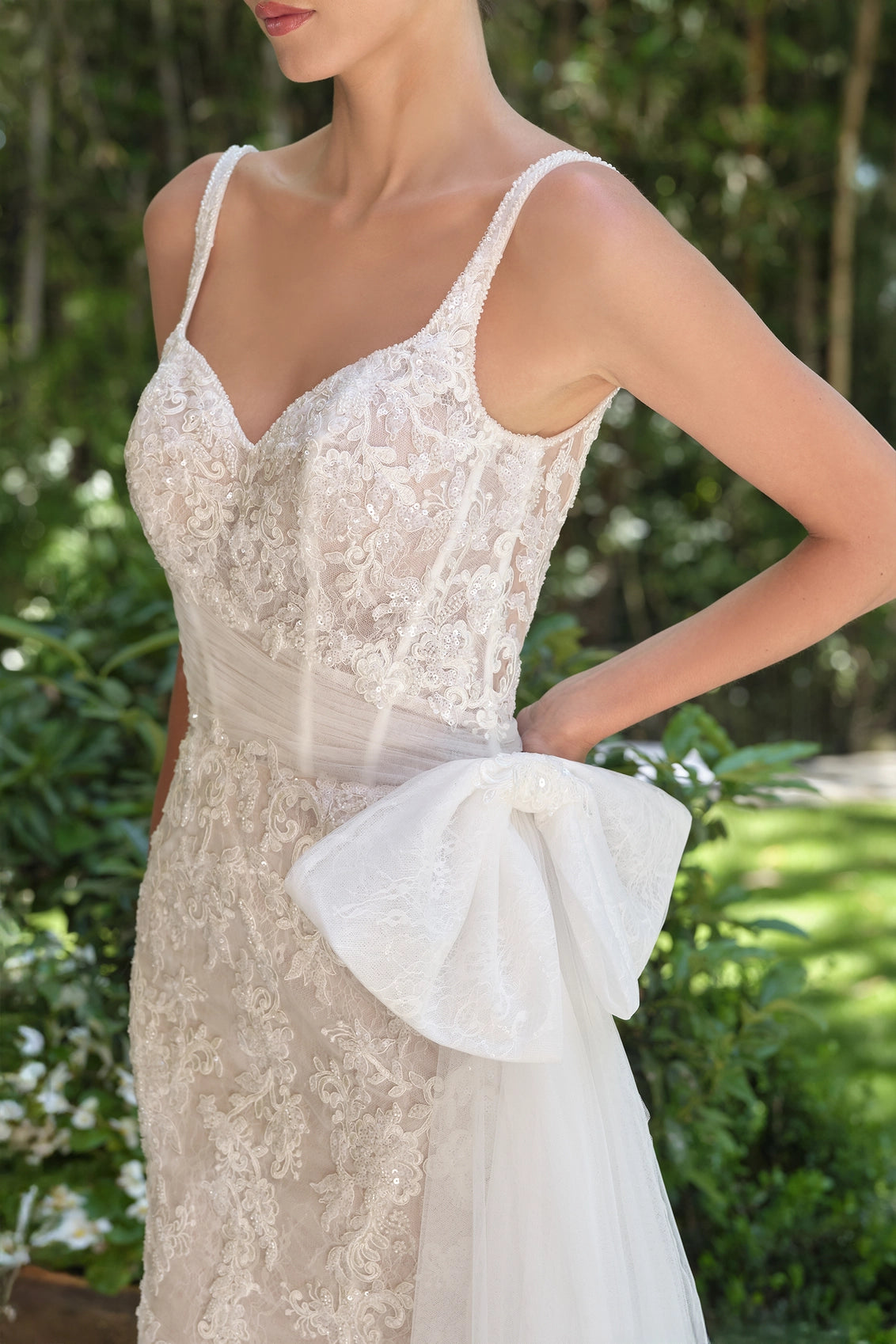 2026-12 Long Mermaid Bridal Gown Corset Wedding Dress