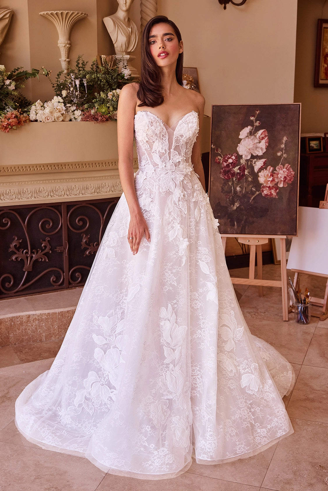 2026-50 Lace Wedding Ball Gown