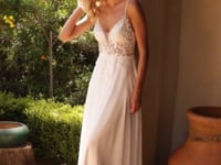 2026-57 Simple A-Line Wedding Dress