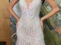 2026-97 Beaded Mermaid Wedding Dress