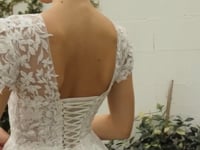 2026-24 Illusion Neckline Ball Gown Wedding Dress